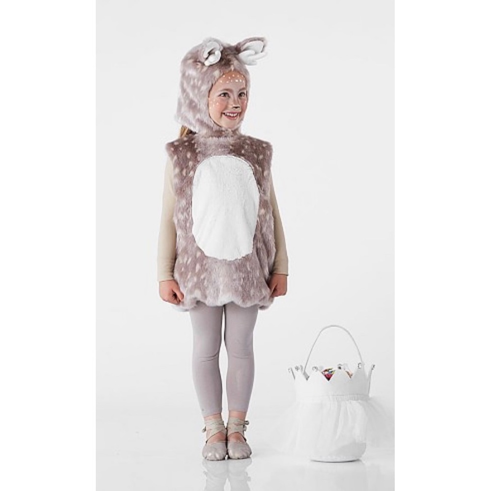 🦌pottery barn kids woodland fawn costume🦌size 4-6
